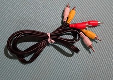 RCA Kabel Cinch 120 cm 3 x Cinch männlich auf männlich neuwertig