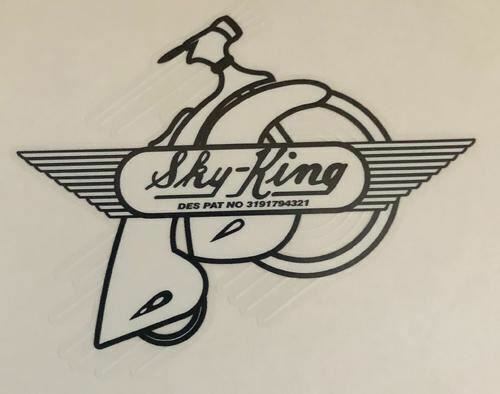 Sky king aufkleber - king,