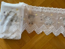 Scheibengardine Elefanten neu