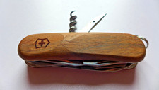 Taschenmesser Victorinox Evo Wood 14 walnut, Delemont, edler Walnuss-Holzgriff 