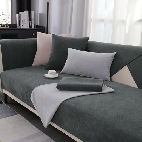 Chenille sofabezug - chenille,