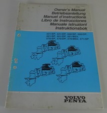 Betriebsanleitung Volvo Penta