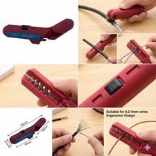 Abisolierwerkzeug Kabel Abmantler Koax LAN CAT5-7 Stromkabel 0,2-4mm Profi Tool