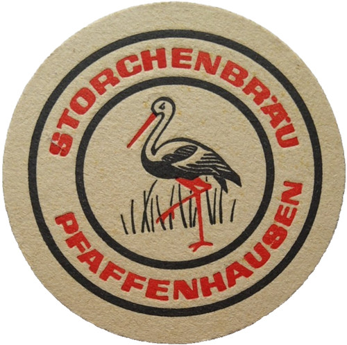 Alter bierdeckel storchenbräu - alter,