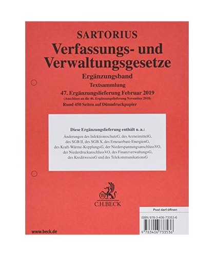 Sartorius verfassungs und - sartorius,