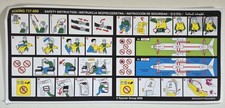 Safetycard RYANAIR Boeing 737-800 