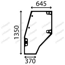 Türscheibe Links für Deutz-Fahr Agroprima 4.11 DX3.57 DX4.07 DX4.17 DX4.57 DX6.