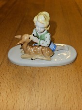 Metzler & Ortloff  "Mädchen mit Rehkitz", gebraucht, sehr gut erhalten 