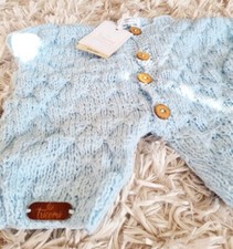 Gestrickte Strampler Overall Winter wärmer Schneeanzug Unisex 3M