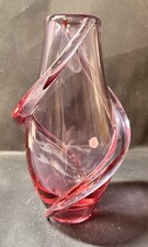 böhmische Glasvase aus den