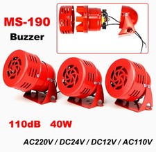 MS-190 12V-220V 110dB Rot Mini