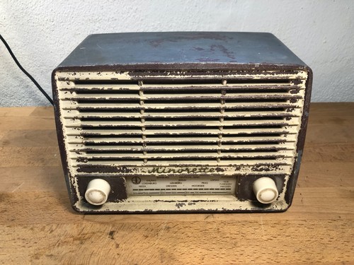 Röhrenradio minorette rft - minorette, ddr