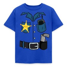 Polizei Kostüm Karneval Fasching Kinder T-Shirt