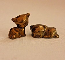 2 Katze n Messing 42g massiv