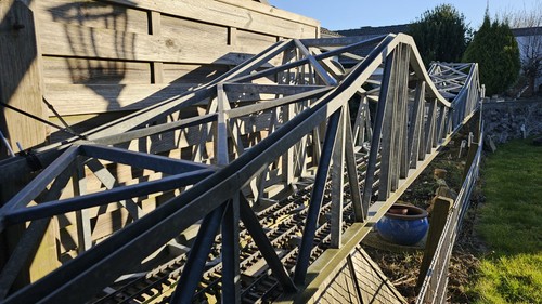 Gartenbahn brücke gleisig - brücke,