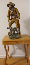 Holzfigur, Jäger, 70 cm