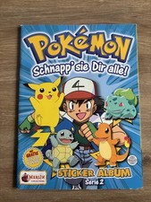 Pokémon - Merlin - Sticker Album - Sammelheft 2000 - Fast Komplett mit Poster