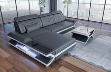 Leder ecksofa couch ledersofa - ecksofa,