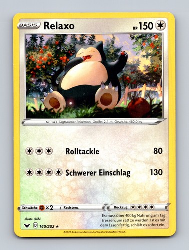 Tcg pokemon karte relaxo ssh - tcg,