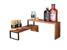 BLACK OUTDOOR KITCHEN by WENKO Küchenregal Vali Akazie FSC, klein, neu in OVP