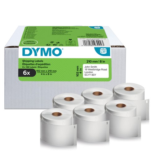 Dymo etikettenrollen weiß - dymo,