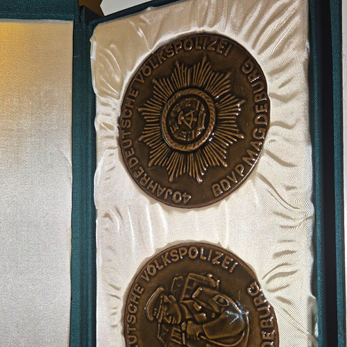 Ddr medaille ton 40 - 2x,