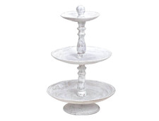 Etagere shabby chic weiss - etagere, 45cm