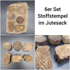 6er Set Handgeschnitzte