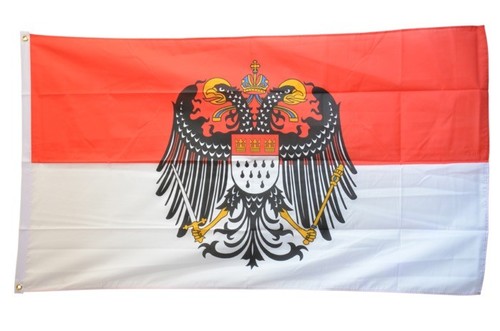Fahne deutschland stadt - deutschland,