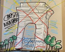 Unikat Zeichnung Paris von
