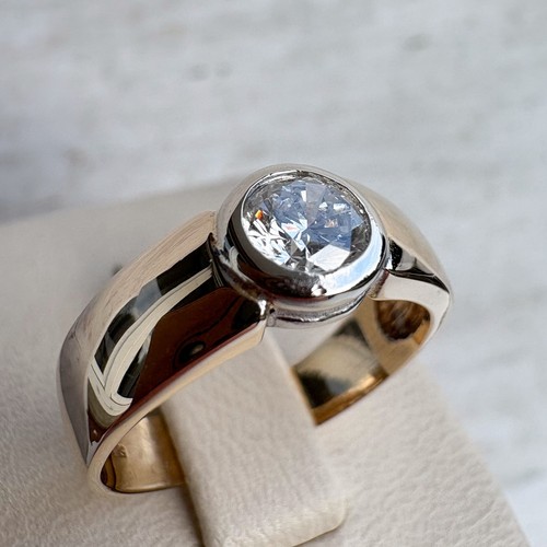Goldring 14k 585 - mit, diamanten
