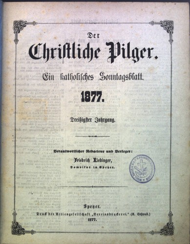 Der christliche pilger - der,