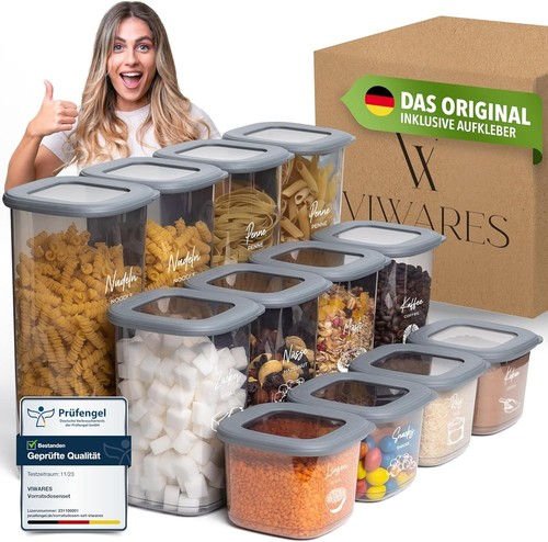 Viwares storage jars with - viwares,