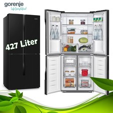 Gorenje NRM818EMB Cross-Door Kühlschrank 427L NoFrost MultiFlow Inverter Schwarz