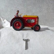 Gama Traktor 176/4 Uhrwerkantrieb 1960er Jahre Blechspielzeug Schlüssel
