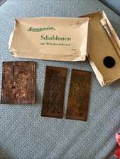 Saxonia Wäsche-Stick-Schablonen Kupfer, Originalverpackung