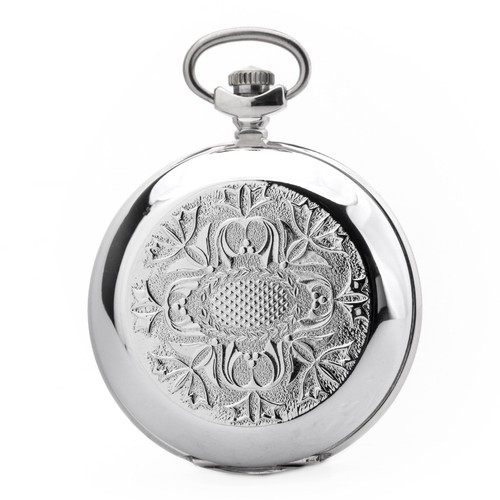 Taschenuhr florales ornament - taschenuhr,