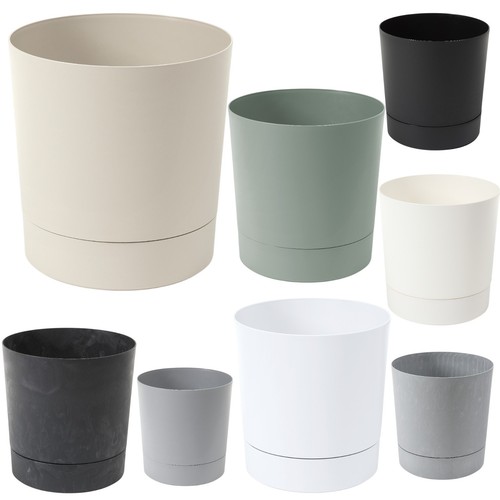 Blumentopf mit untersetzer - blumentopf,