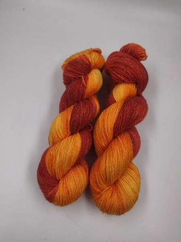 Handgefärbte merino leinen - handgefärbte,