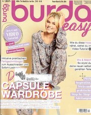 Burda easy Zeitschrift NEU UNGELESEN 4/2025 komplett mit allen Schnitten