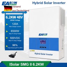 6.2KW 6200W Hybrid Off Grid Solar Wechselrichter MPPT 48V 120A Wifi Output DE