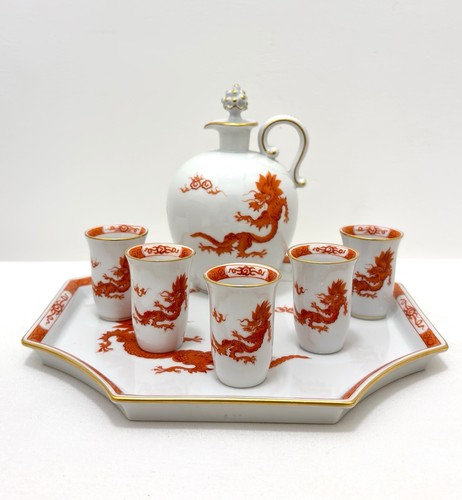 Meissen likörset roter ming - meissen,