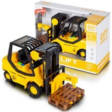 MalPlay Spielzeug Gabelstapler