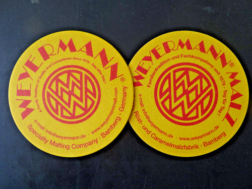Bierdeckel weyermann - 1, "weyermann"