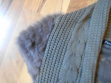  Strick-Cardigan-Weste-Überwurf CPEZIOSA Gr.36/38 taupe Hingucker