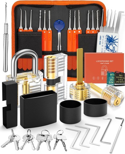 Lockpicking set teilig - 38-teilig, mit