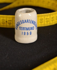 Bierkrug Miniatur Keramik Bundesgartenschau Dortmund 1959 -sehr selten-