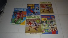 5 x SAMMEL ALBUM PANINI - EURO 84 - FUSSBALL 82 - 84 - 86