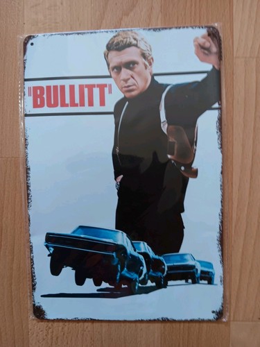 Bullitt metallschild - bullitt,