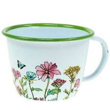 Deko Tasse Pflanztopf nostalgisch Blumentopf Ø11cm H8cm